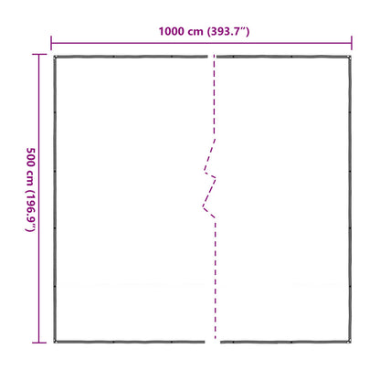 Copertura per Piante Trasparente 5 x 10 m PE | homemem39