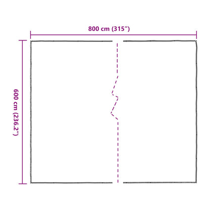 Copertura per Piante Trasparente 6 x 8 m PE | homemem39