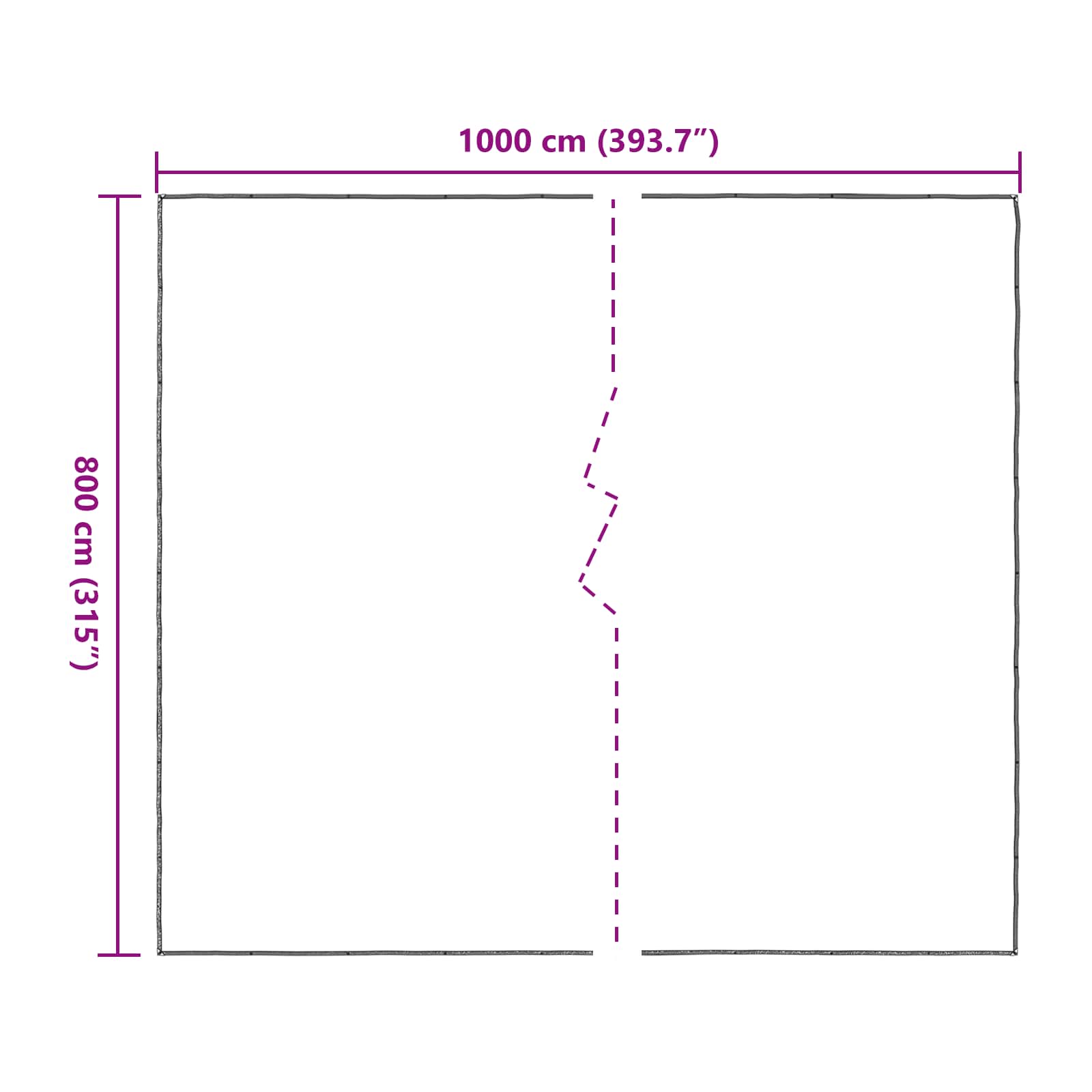 Copertura per Piante Trasparente 8 x 10 m PE | homemem39
