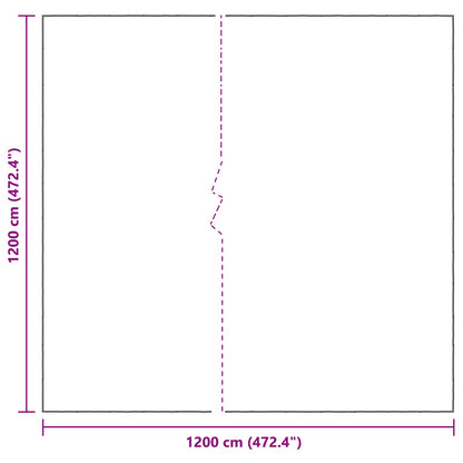 Copertura per Piante Trasparente 12 x 12 m PE