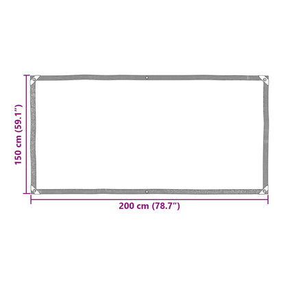 Copertura per Piante Trasparente 2 x 1,5 m PE