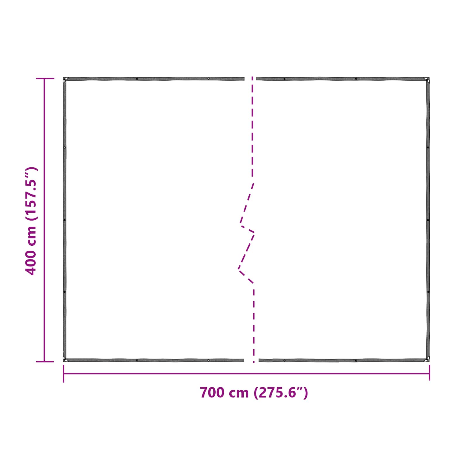 Copertura per Piante Trasparente 7 x 4 m PE | homemem39