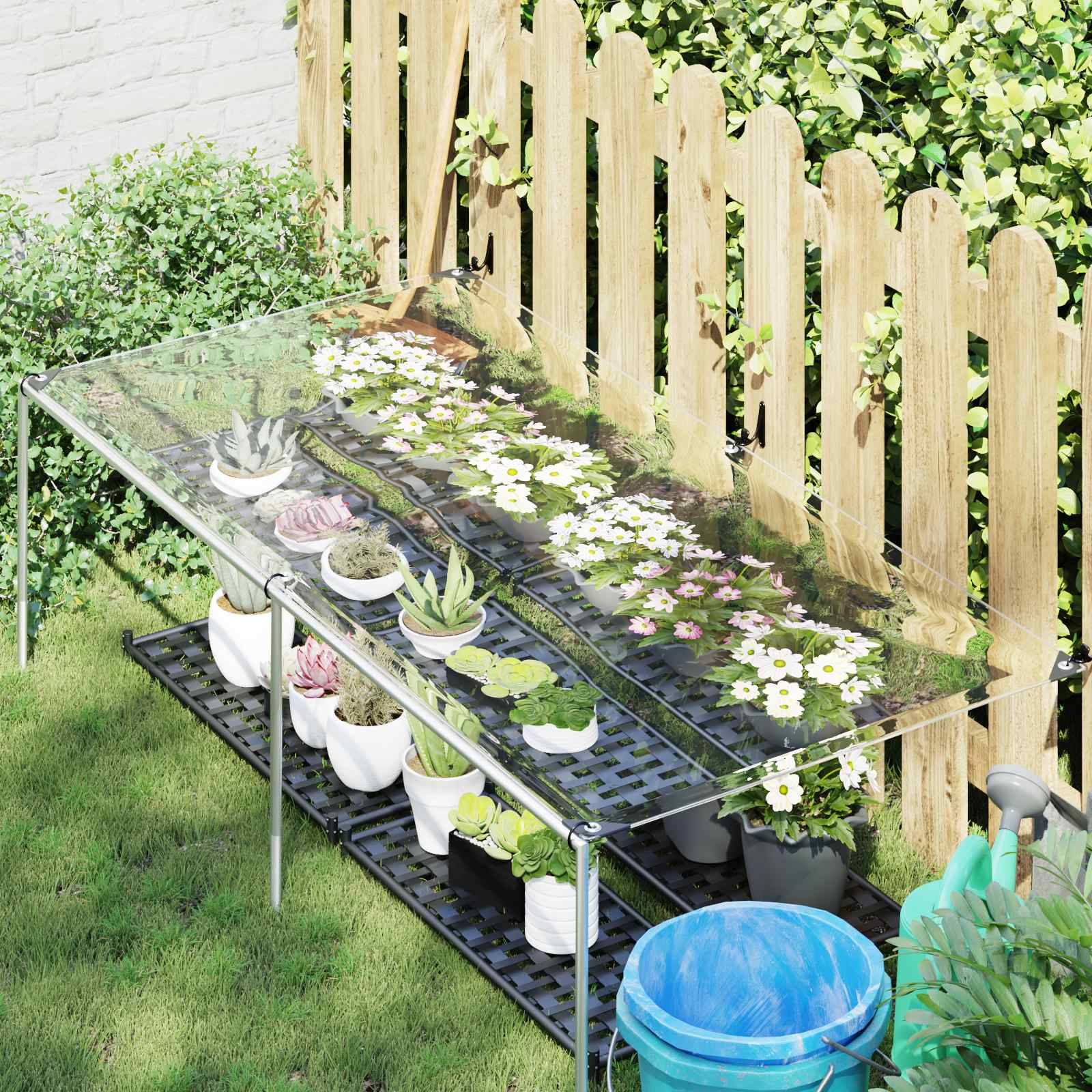 Copertura per Piante Trasparente 1 x 2 m PVC | homemem39