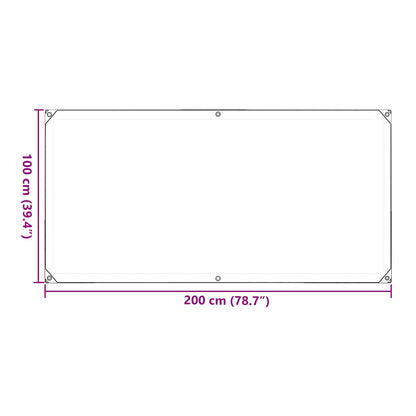 Copertura per Piante Trasparente 1 x 2 m PVC
