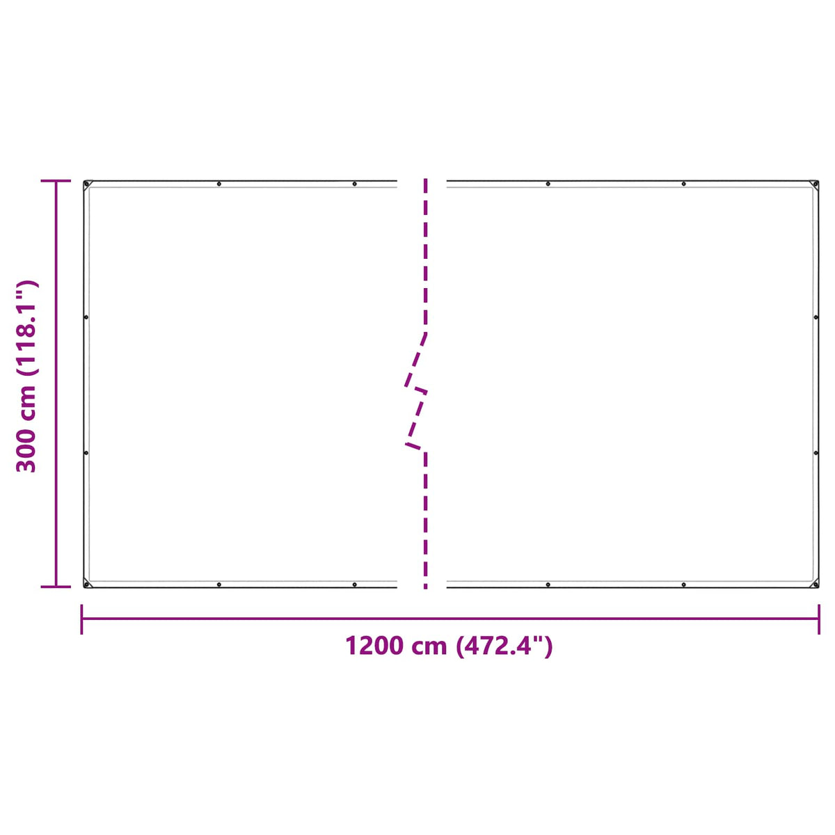 Copertura per Piante Trasparente 3 x 12 m PVC | homemem39