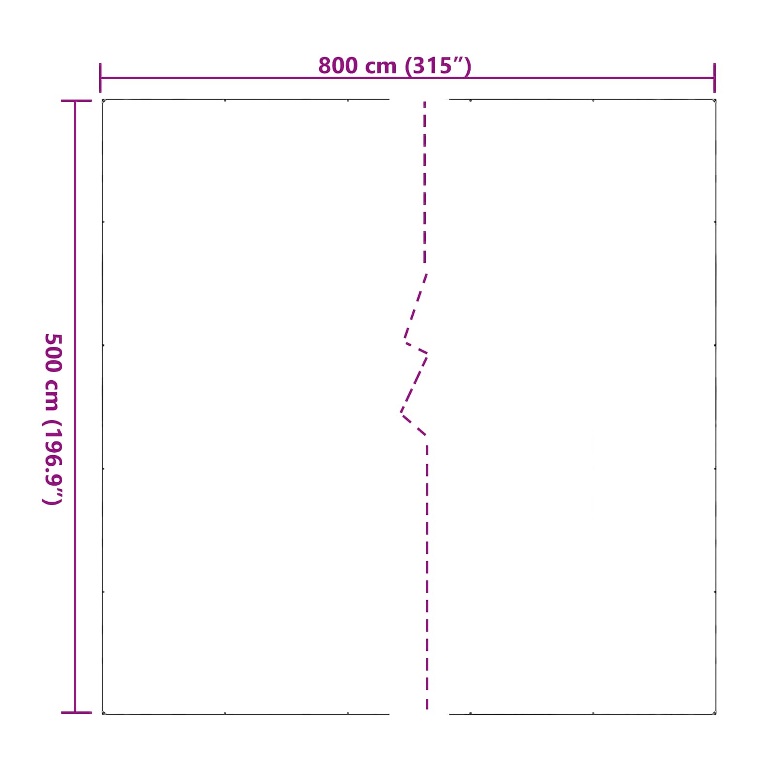 Copertura per Piante Trasparente 5 x 8 m PVC | homemem39