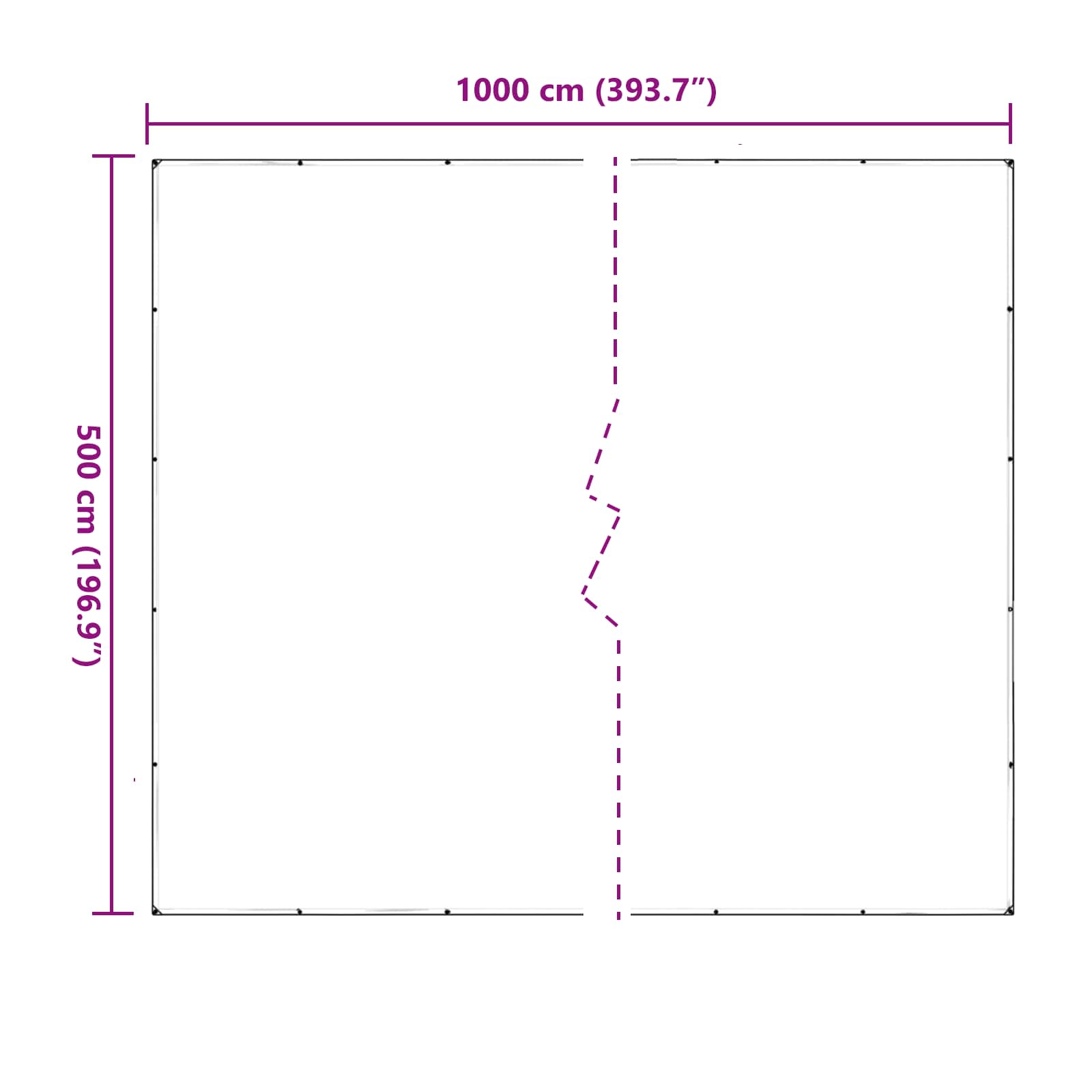 Copertura per Piante Trasparente 5 x 10 m PVC | homemem39