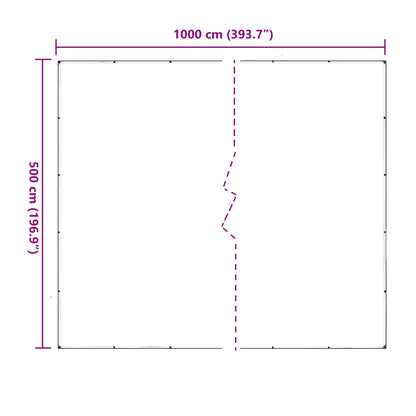 Copertura per Piante Trasparente 5 x 10 m PVC | homemem39