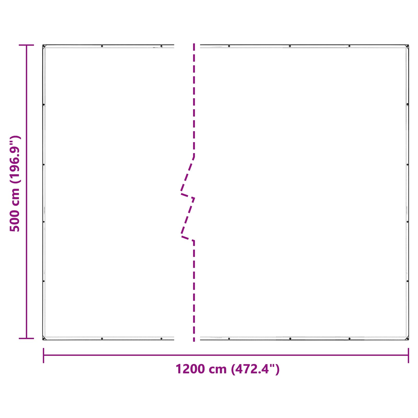 Copertura per Piante Trasparente 5 x 12 m PVC | homemem39