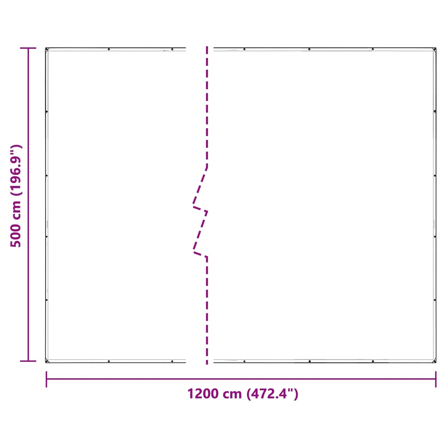 Copertura per Piante Trasparente 5 x 12 m PVC | homemem39