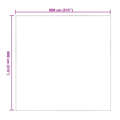 Copertura per Piante Trasparente 8 x 8 m PVC | homemem39