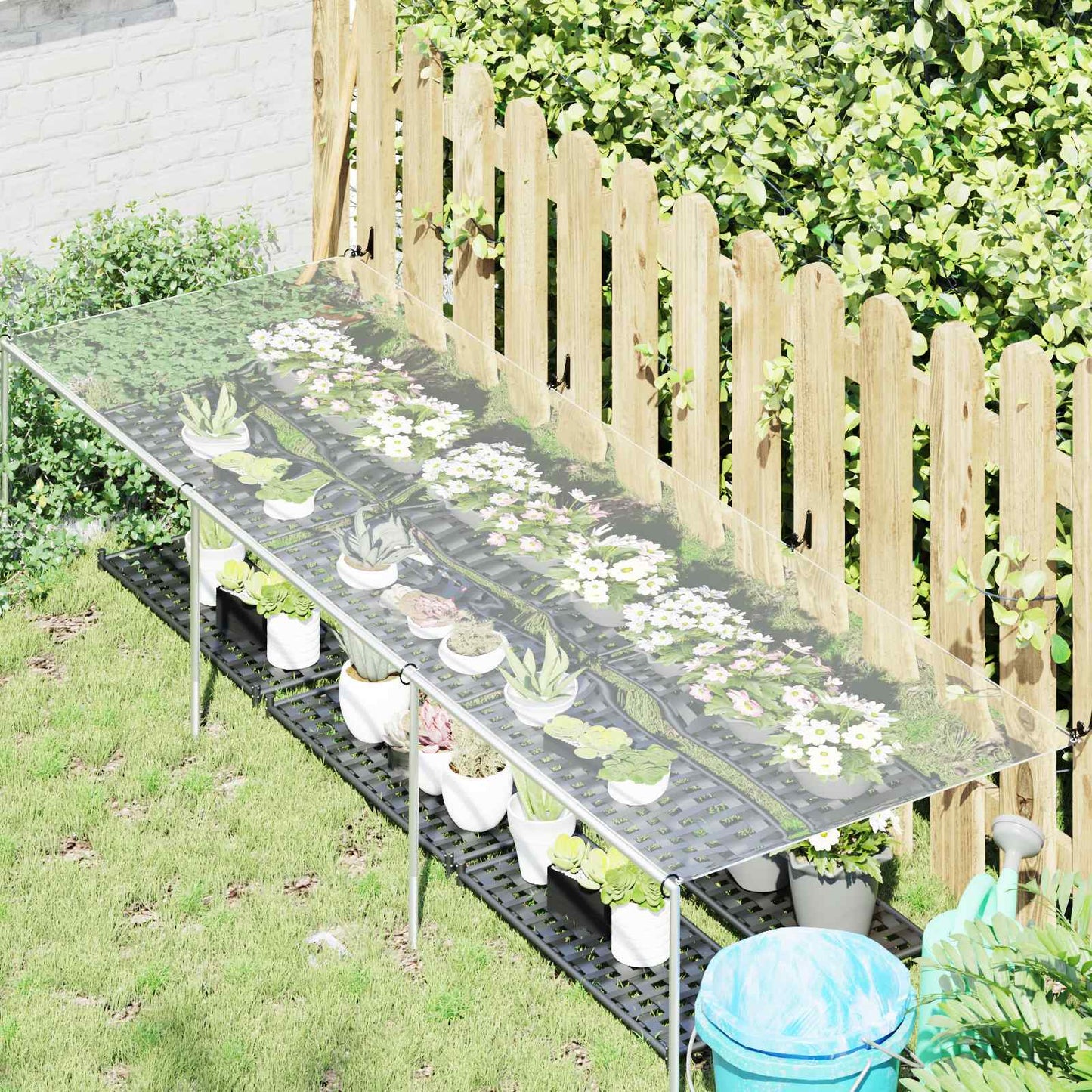 Copertura per Piante Trasparente 2,5 x 1,5 m PVC | homemem39
