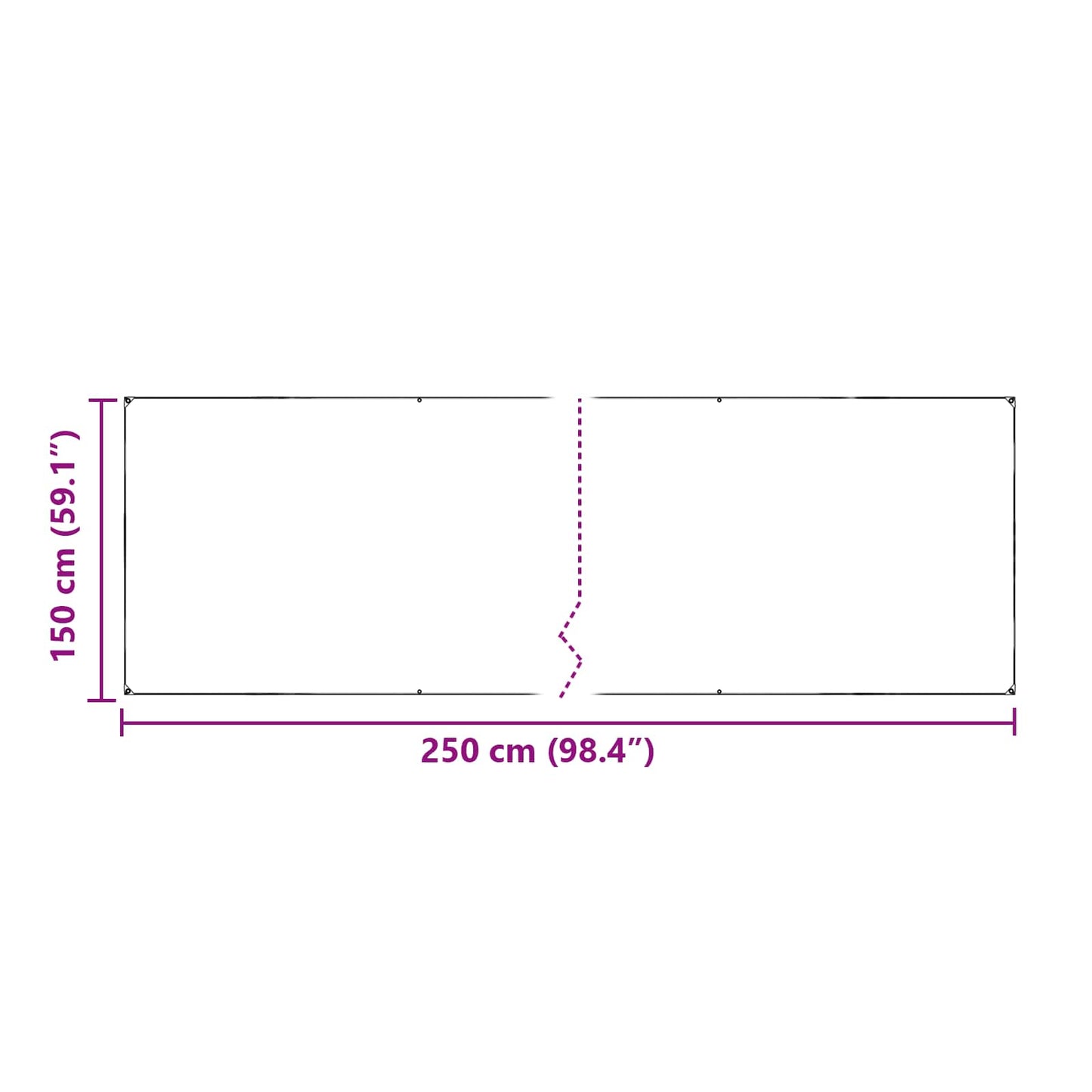 Copertura per Piante Trasparente 2,5 x 1,5 m PVC | homemem39