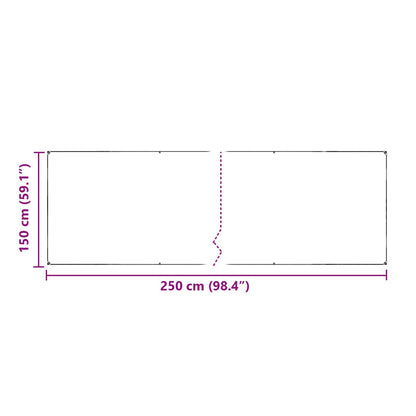 Copertura per Piante Trasparente 2,5 x 1,5 m PVC | homemem39