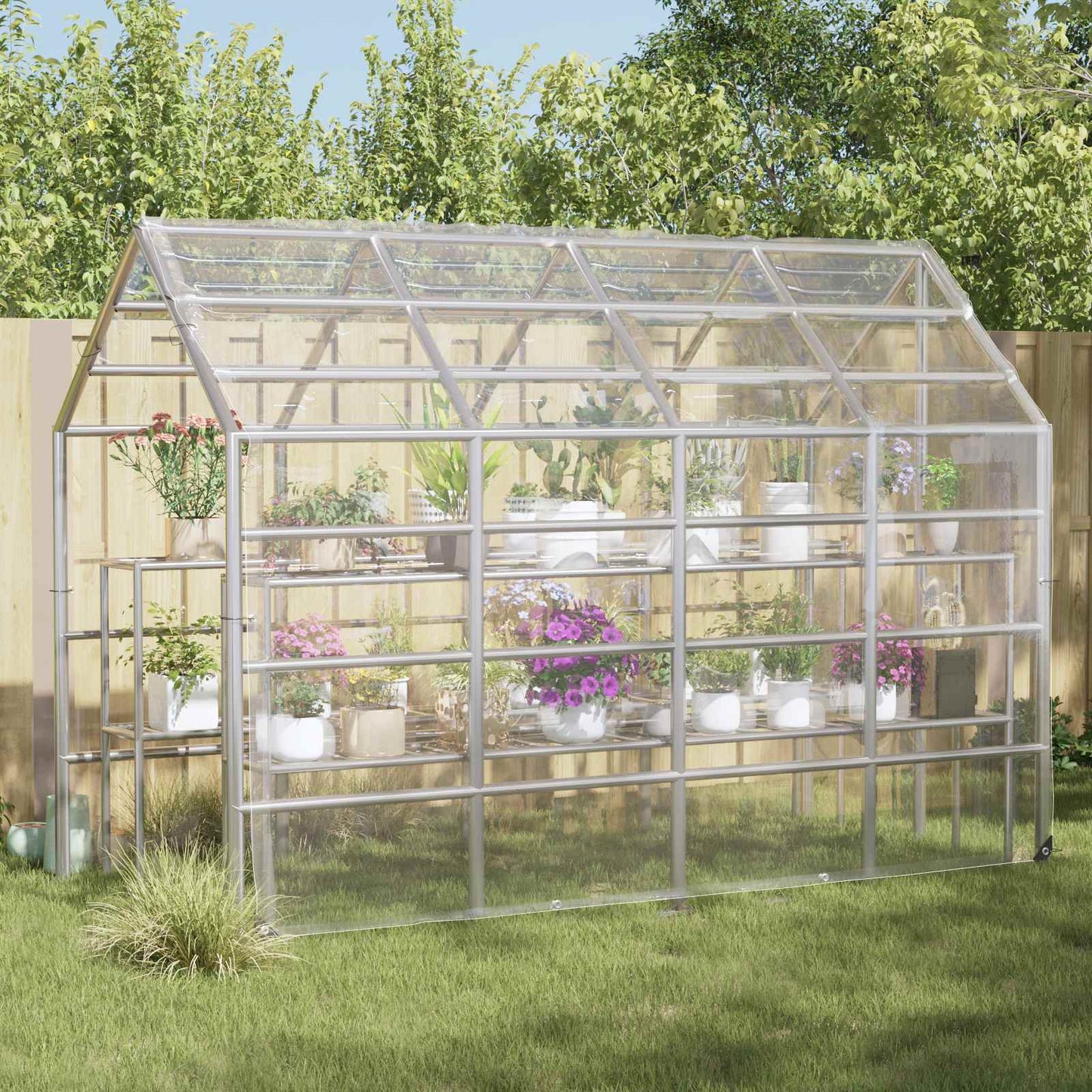 Copertura per Piante Trasparente 5 × 3,5 m PVC | homemem39