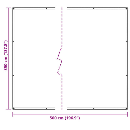 Copertura per Piante Trasparente 5 × 3,5 m PVC | homemem39
