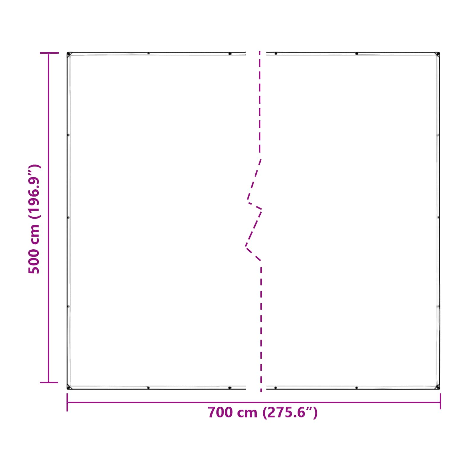 Copertura per Piante Trasparente 7 x 5 m PVC | homemem39