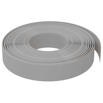 Bordatura per giardino 25 m 10 cm PE Grigio | homemem39