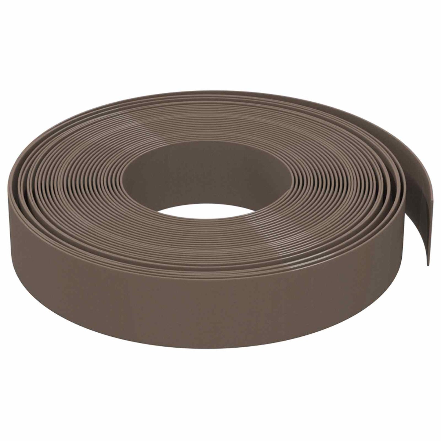 Bordatura per giardino 25 m 10 cm PE Marrone | homemem39