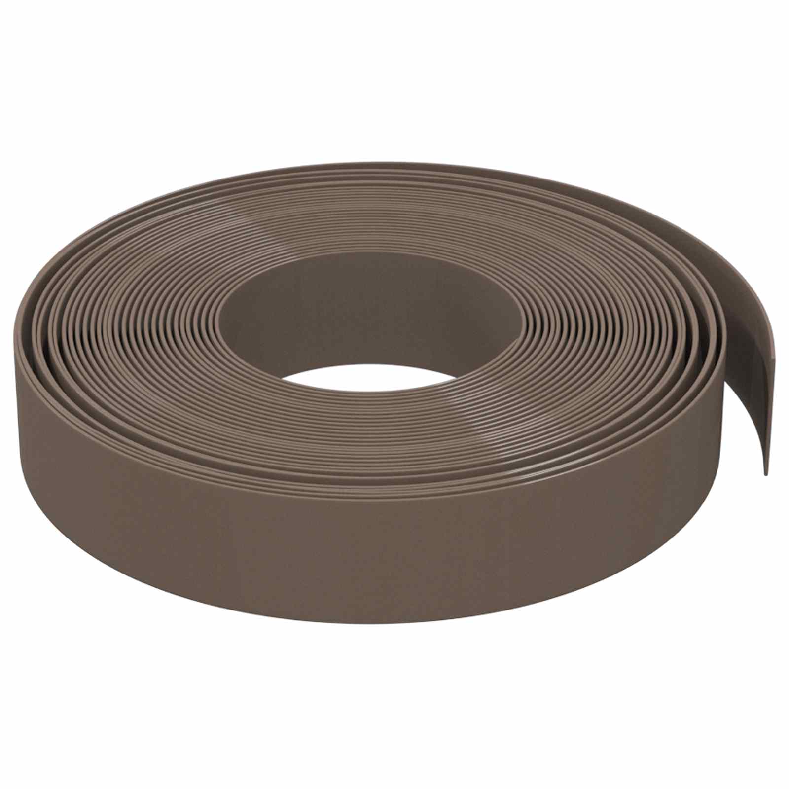 Bordatura per giardino 25 m 10 cm PE Marrone | homemem39
