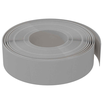 Bordatura per giardino 25 m 15 cm PE Grigio | homemem39