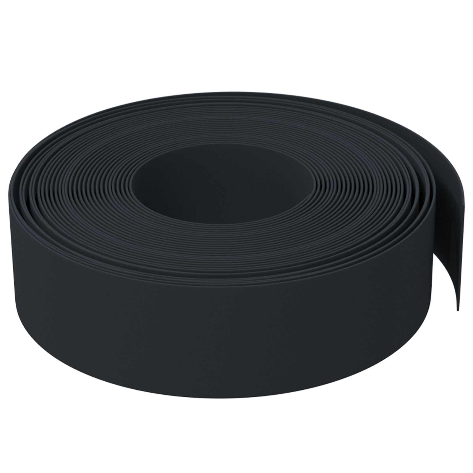 Bordatura per giardino 25 m 15 cm PE Nero | homemem39