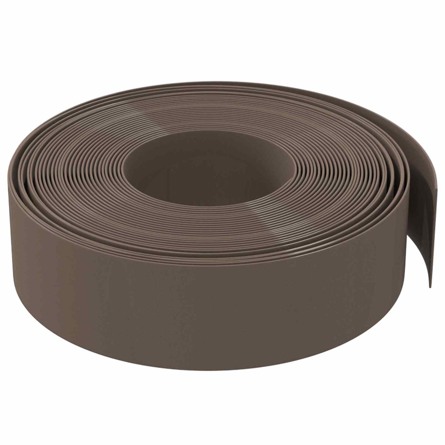 Bordatura per giardino 25 m 15 cm PE Marrone | homemem39