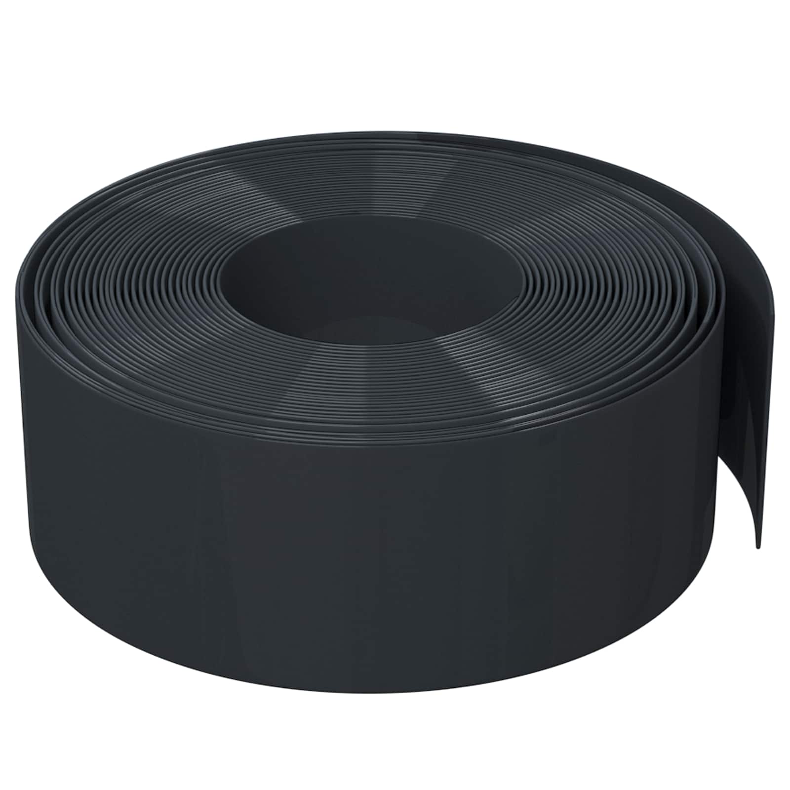 Bordatura per giardino 25 m 20 cm PE Nero | homemem39