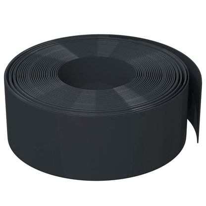 Bordatura per giardino 25 m 20 cm PE Nero | homemem39