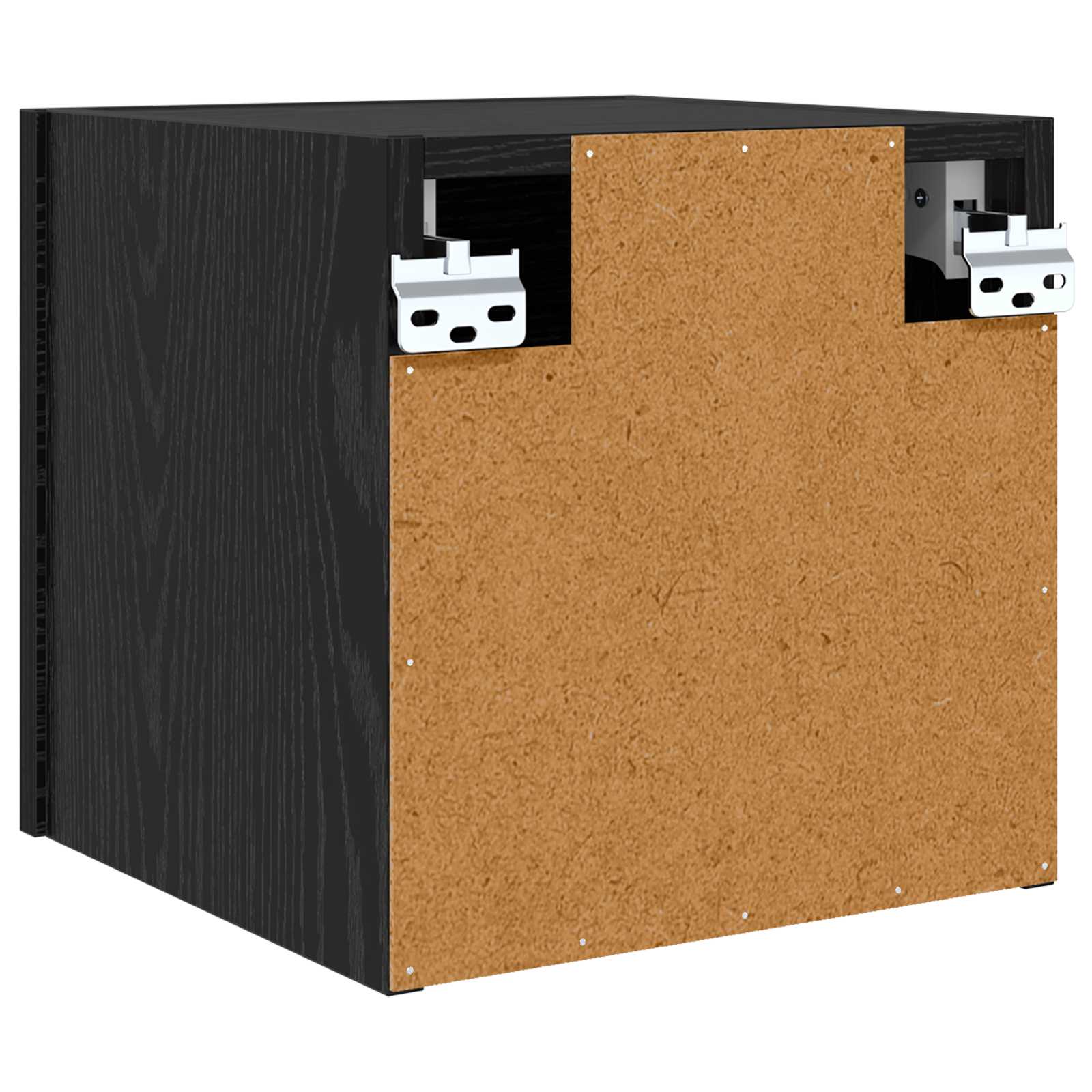 Mobile TV da parete 4 pcs Rovere Nero 30,5 x 30 x 30 cm | homemem39