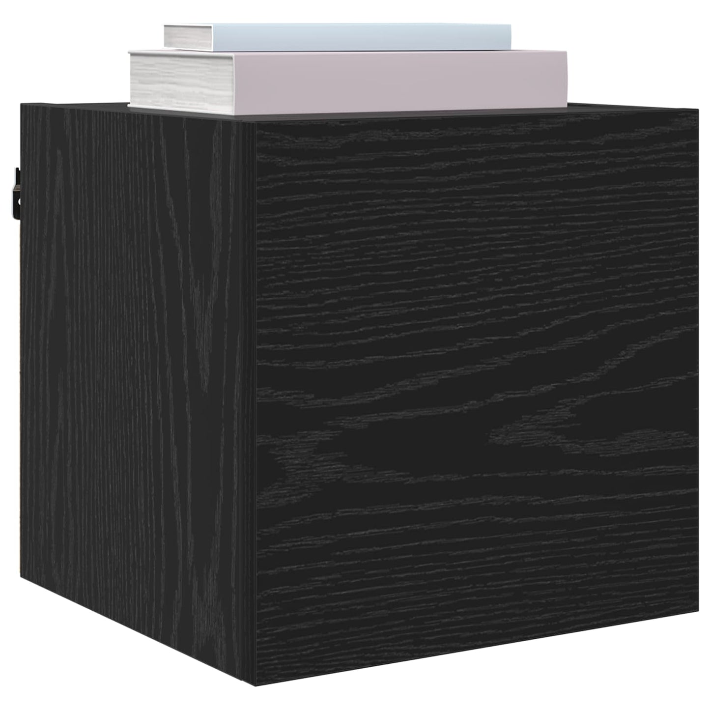 Mobile TV da parete 4 pcs Rovere Nero 30,5 x 30 x 30 cm