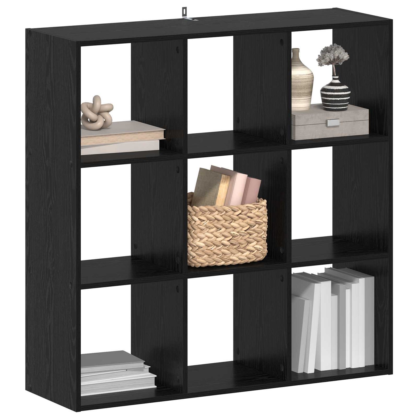 Libreria Rovere Nero 102 x 32 x 102 cm | homemem39