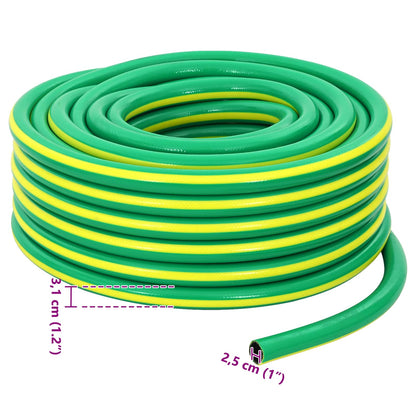 Tubo da Giardino 5-Ply Verde e Giallo 1" 10 m PVC