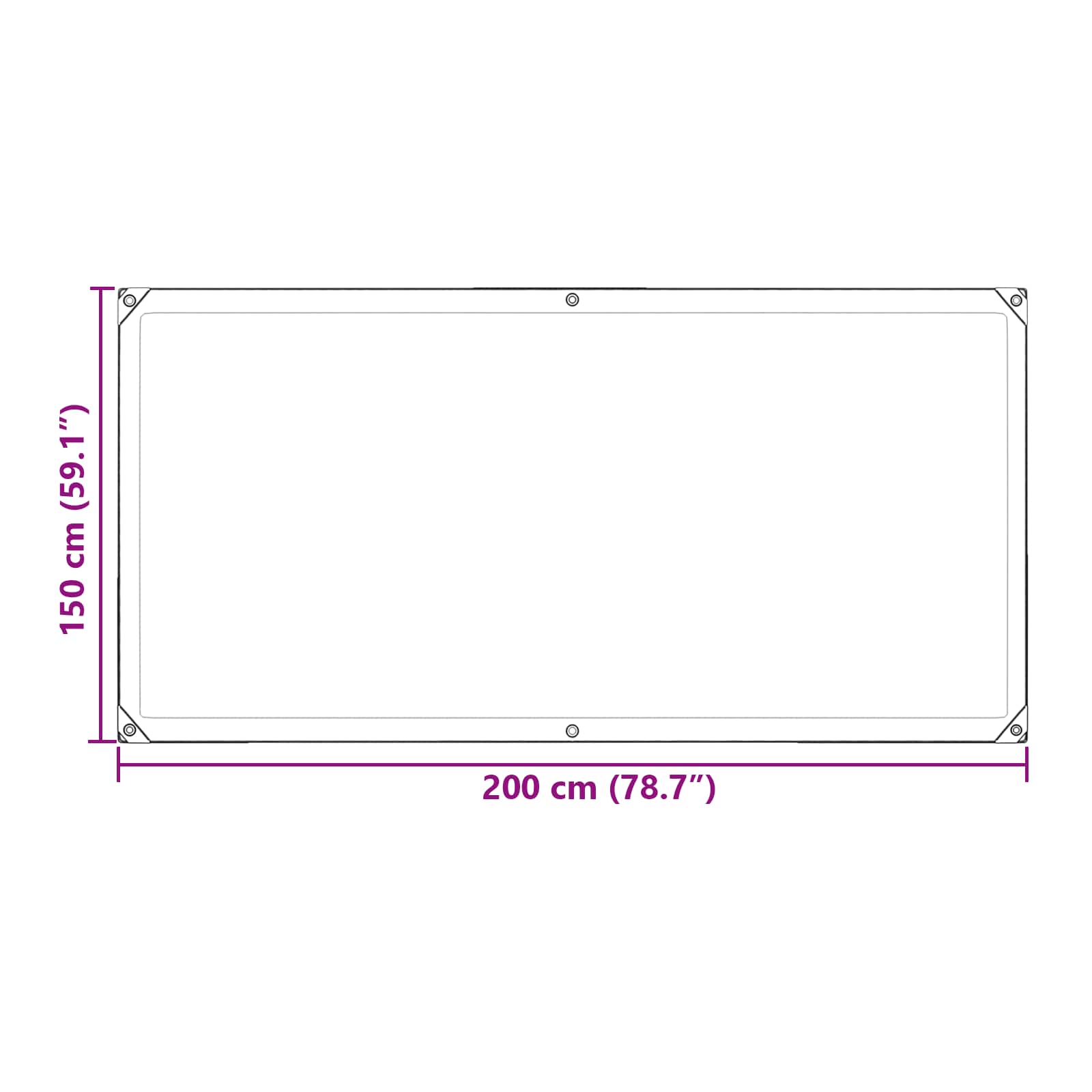 Tarp Trasparente 2 x 1,5 m PE | homemem39