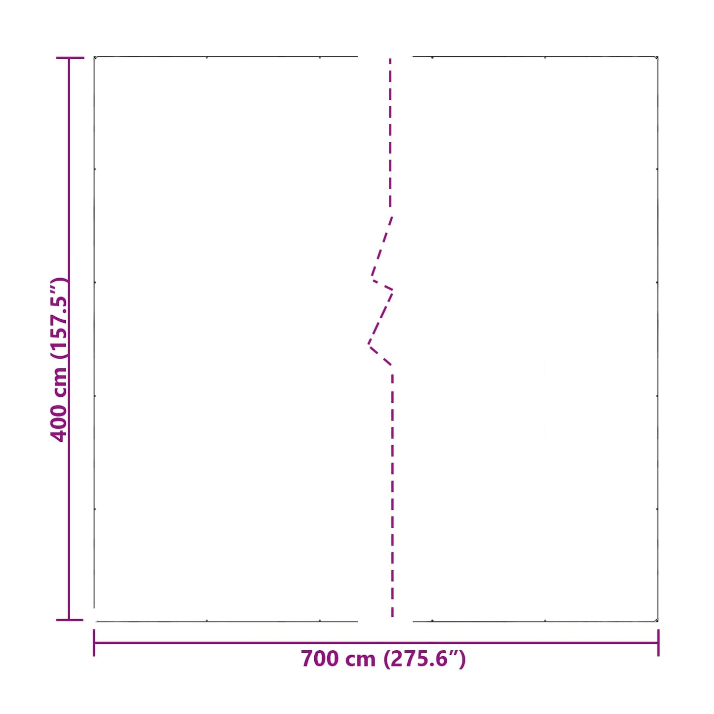 Tarp Trasparente 7 x 4 m PE | homemem39