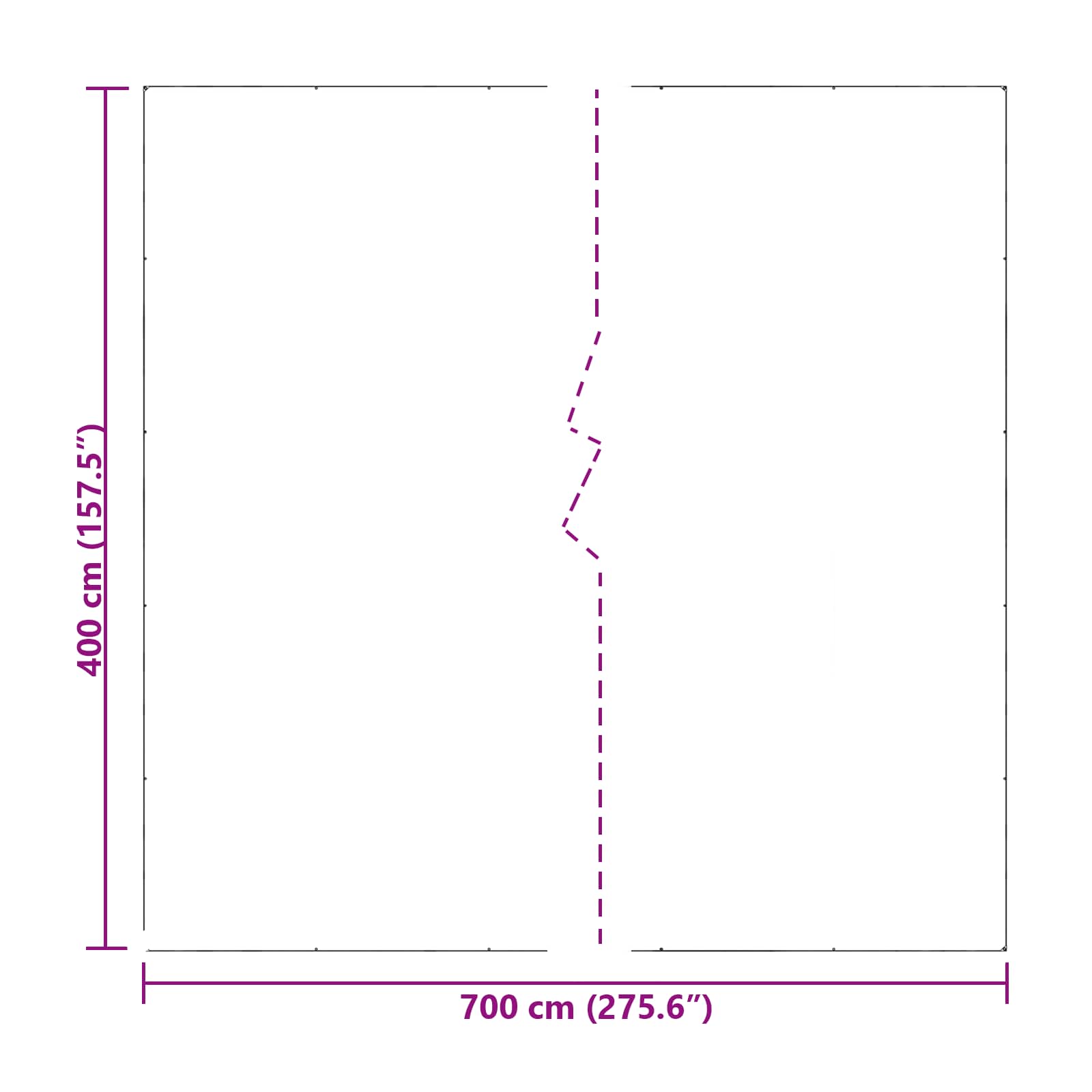 Tarp Trasparente 7 x 4 m PE | homemem39