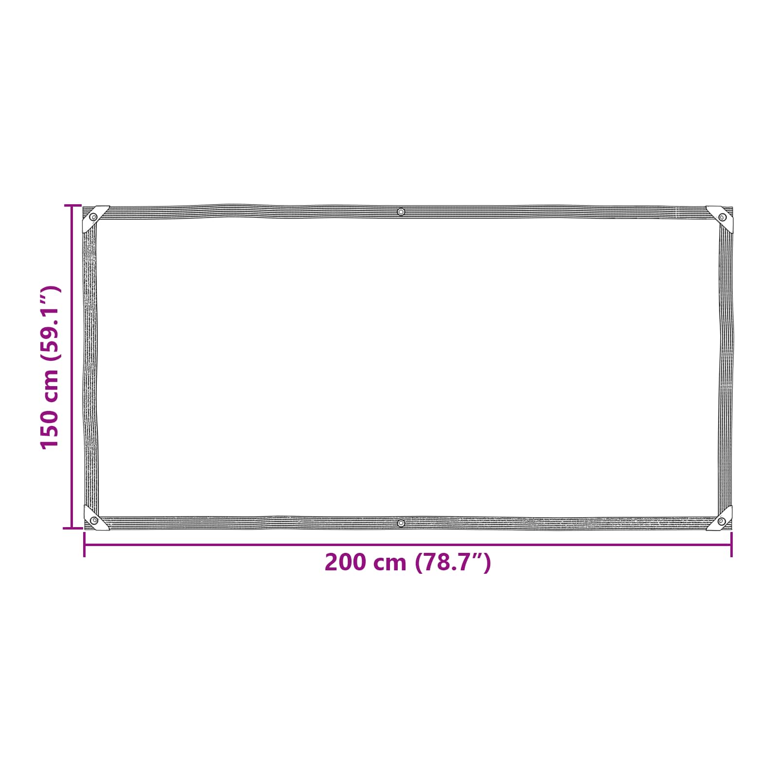 Tarp Trasparente 2 x 1,5 m PE | homemem39