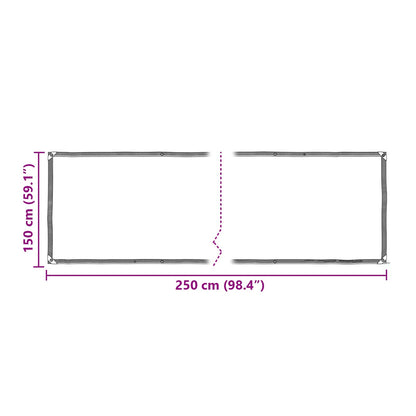 Tarp Trasparente 2,5 x 1,5 m PE | homemem39