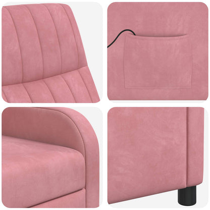 Poltrona Massaggiante Rosa Velluto (V)