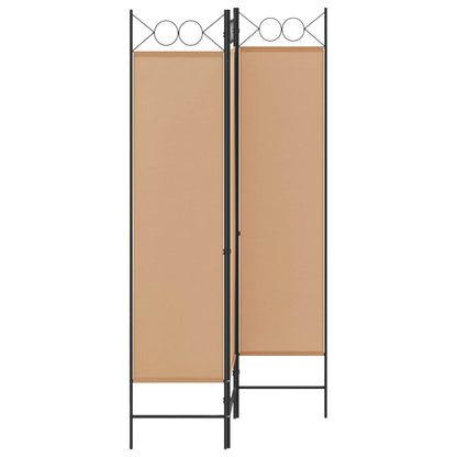 Paravento a 3 pannelli Beige 120 x 180 cm Tessuto | homemem39