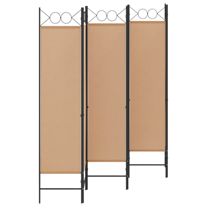 Divisore per Stanza a 6 Pannelli Beige 240 x 180 cm Tessuto | homemem39