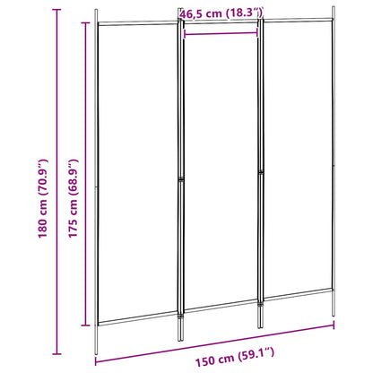 Divider per stanze Beige 150 x 180 cm Tessuto | homemem39