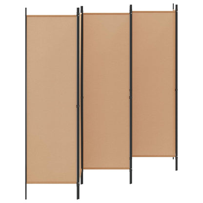 Divisore per Stanza a 6 Pannelli Beige 300 x 180 cm Tessuto | homemem39