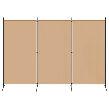 Paravento a 3 pannelli Beige 260 x 180 cm Tessuto | homemem39
