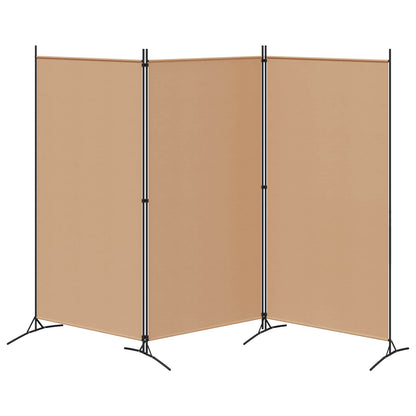 Paravento a 3 pannelli Beige 260 x 180 cm Tessuto | homemem39