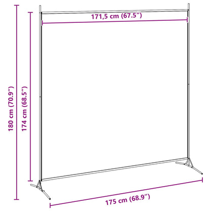 Divider per Stanze a Pannello Singolo Beige 175 x 180 cm | homemem39
