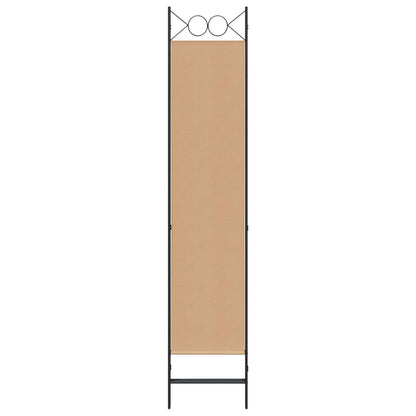 Paravento a 3 pannelli Beige 120 x 200 cm Tessuto | homemem39
