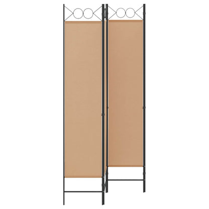 Paravento a 4 Pannelli Beige 160 x 200 cm Tessuto | homemem39