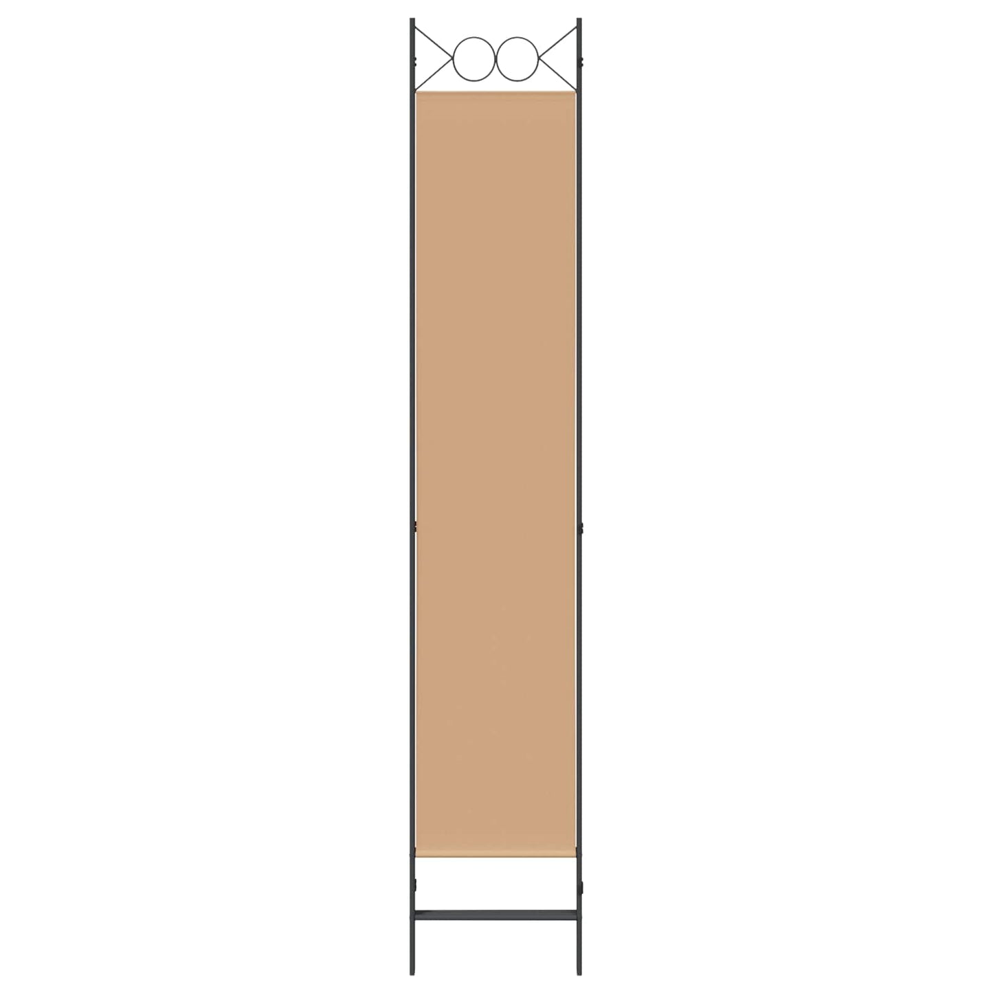 Paravento a 3 pannelli Beige 120 x 220 cm Tessuto | homemem39