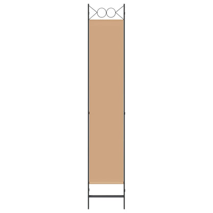 Paravento a 3 pannelli Beige 120 x 220 cm Tessuto | homemem39